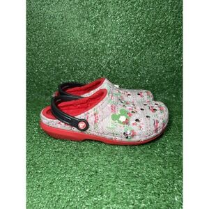 CROCS Disney Holiday Clogs Exclusive Limited Edition EUC Mens 9 Womens 11